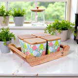 Pure Melamine Consiter Bee Green Set