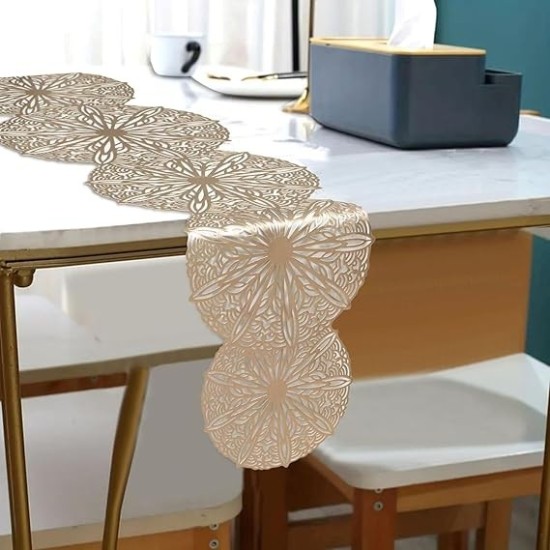 Rexine Cutwork Center Table