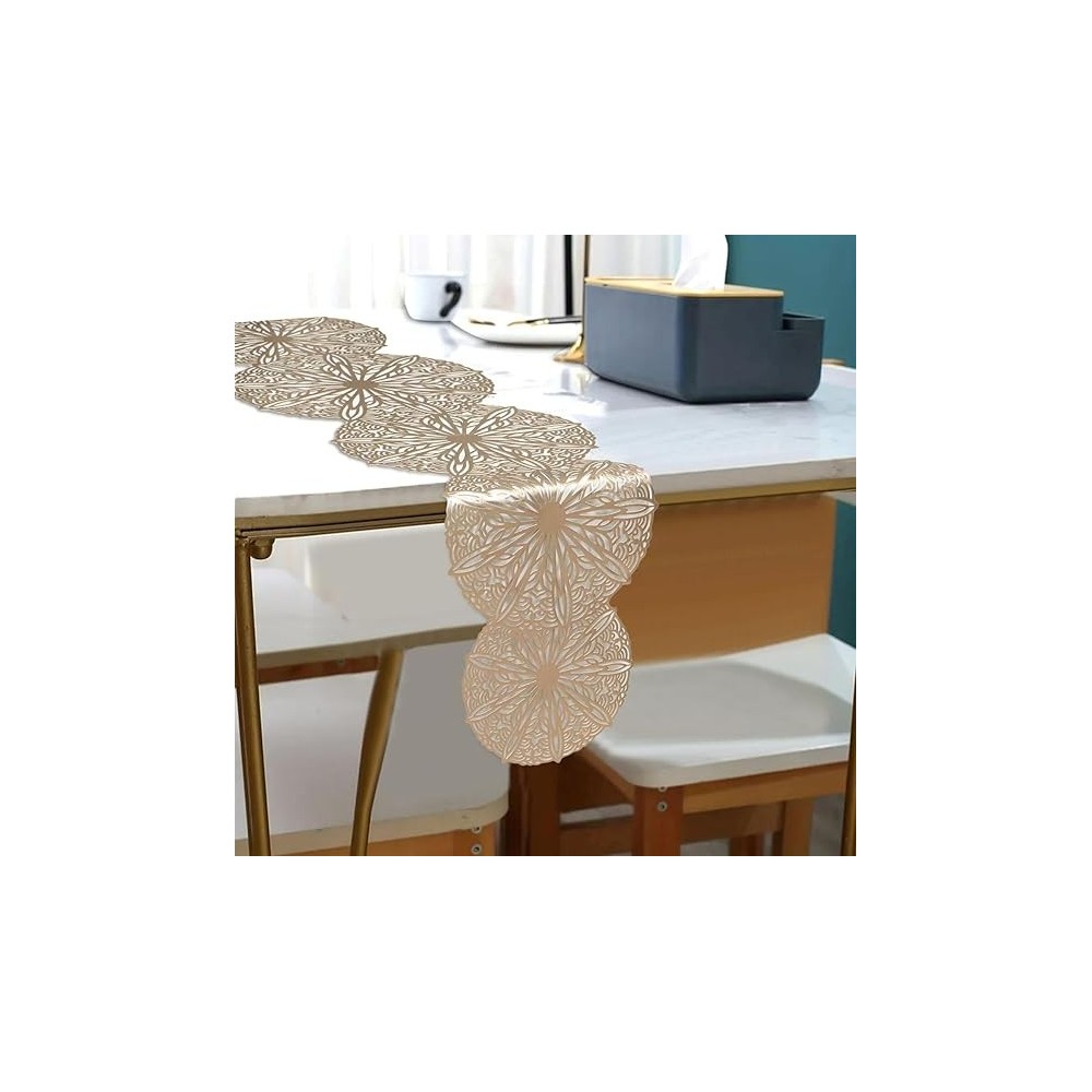 Rexine Cutwork Center Table