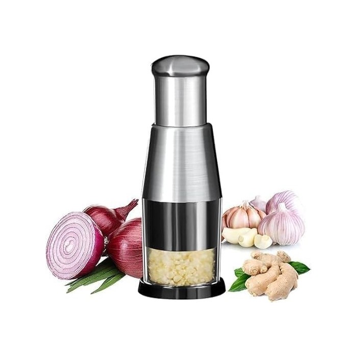 Push Chopper Garlic Press