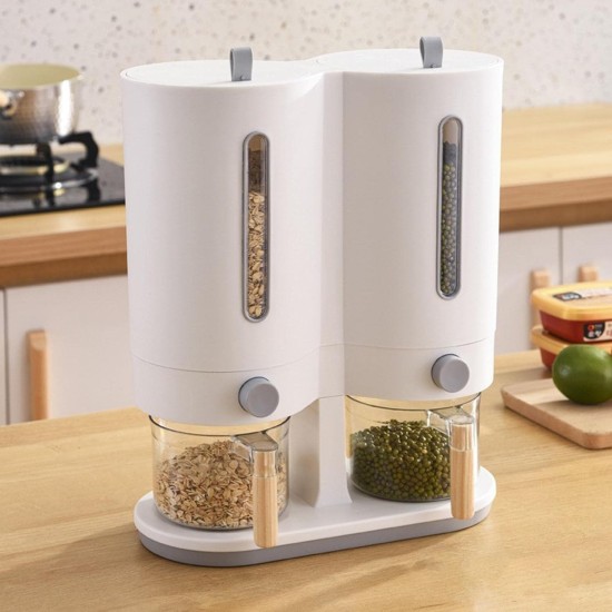 Dual Control Dry Food Dispenser