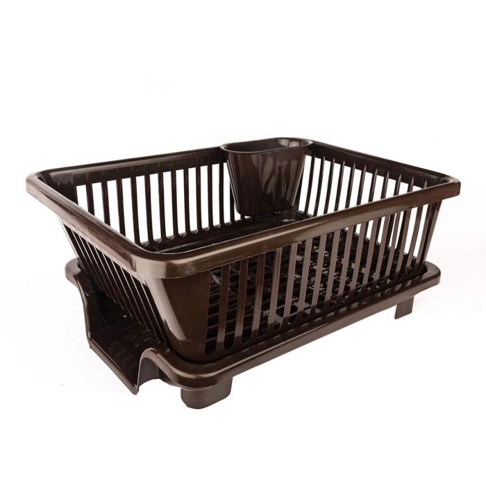 Plastic Durable Kitchen Drainer Dish Rack Organizer