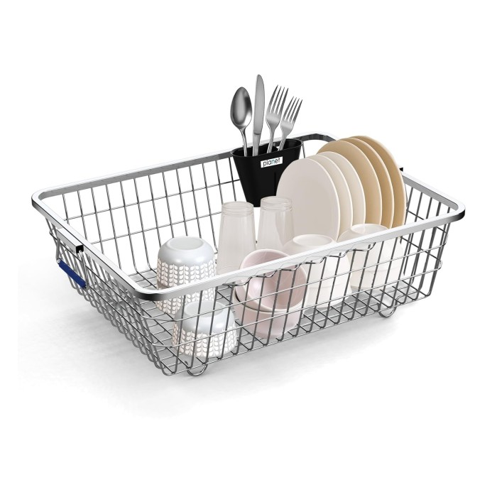 Stainless Steel Dish Drainer Basket