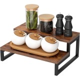 Rustic Wood Spice Rack