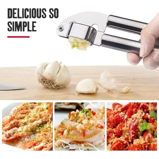 Garlic Crusher Stainless Steel
