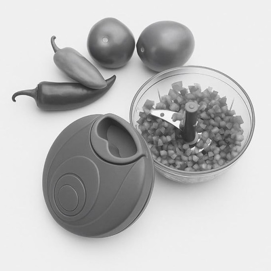 Portable Garlic Mincer Press with Pull String