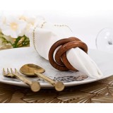 Wooden Napkin Rings Set of 6