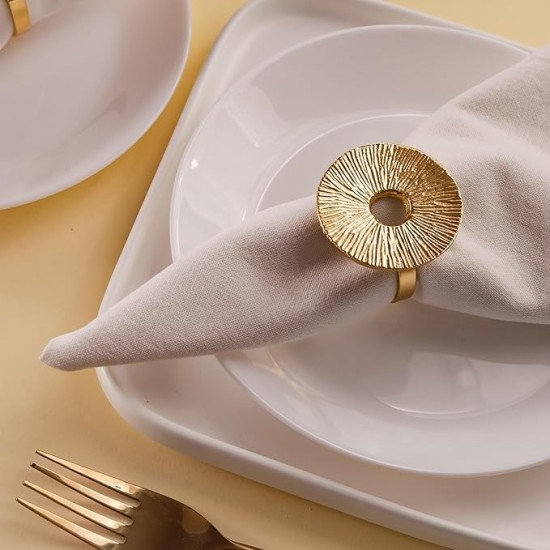Elegant Napkin Rings,Lotus Leaf