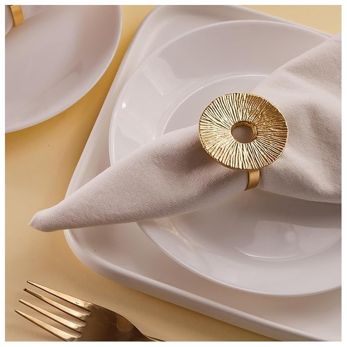 Elegant Napkin Rings,Lotus Leaf
