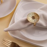 Elegant Napkin Rings,Lotus Leaf