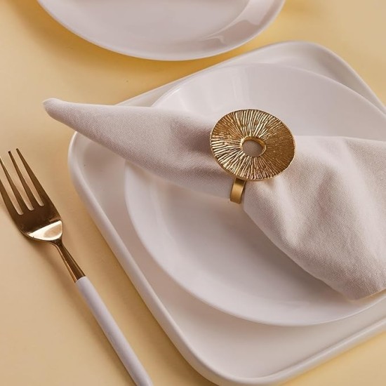 Elegant Napkin Rings,Lotus Leaf