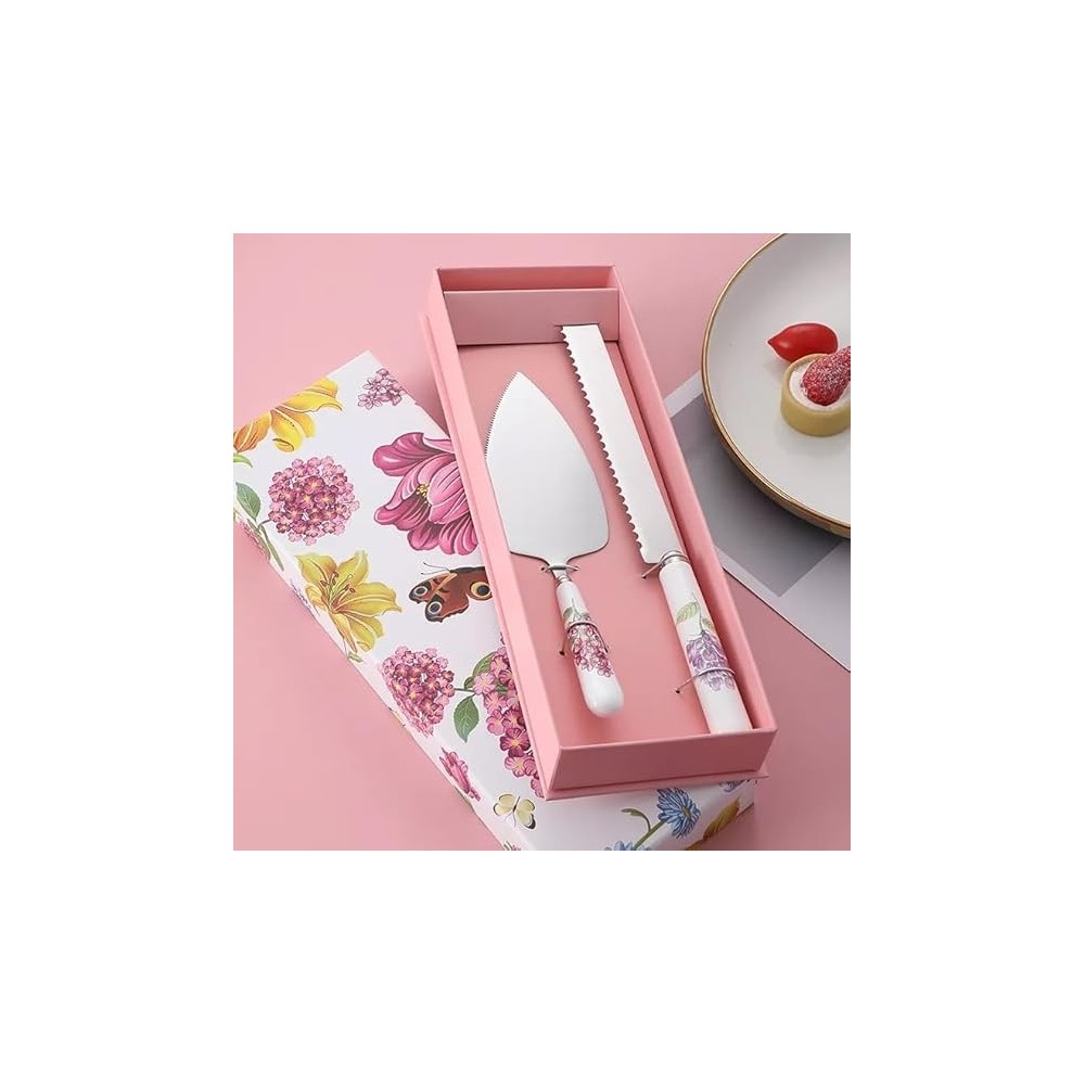 Stainless Steel Cake Slicer & Knife Set