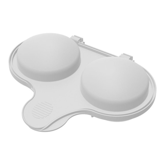 Microwave Two Cavity Egg Poacher