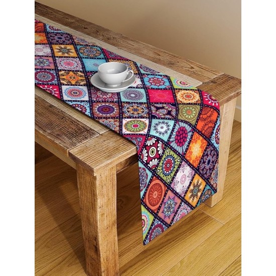 Polyester Canvas Digital Printed Table Runner