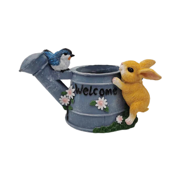 Small Rabbit Kettle Decor