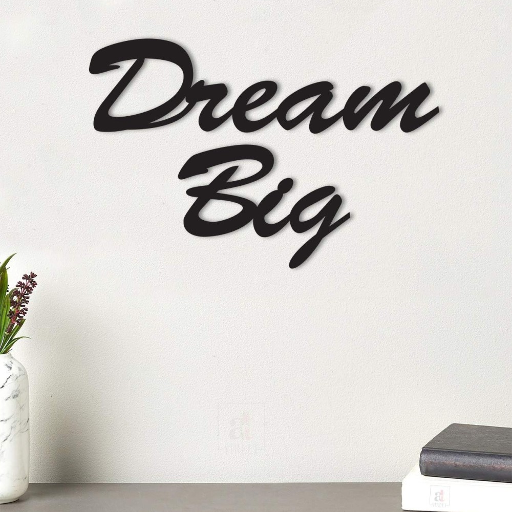 Dream Big Cutout Plaque