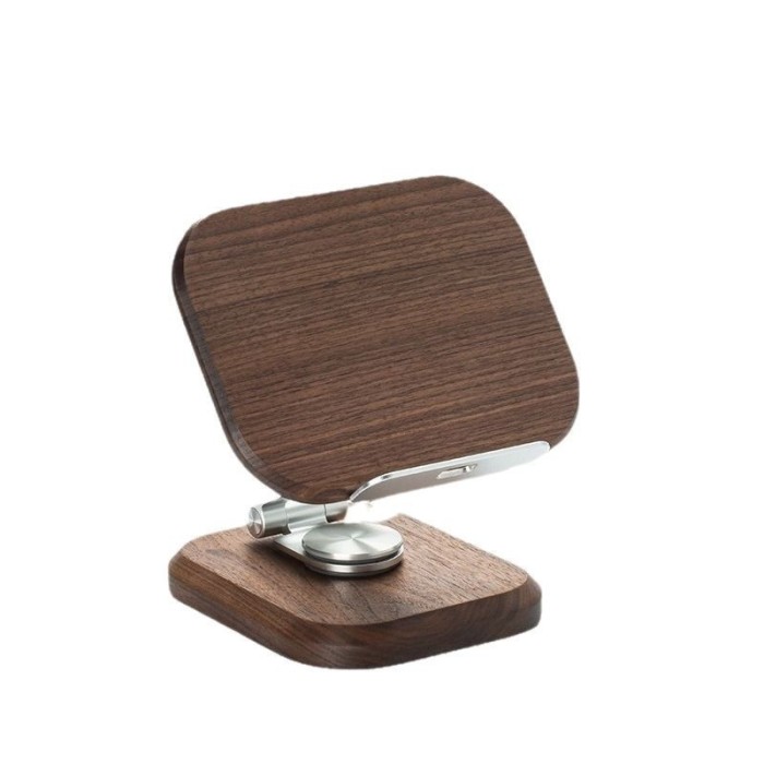 Wooden Adjustable Rotating Phone Stand