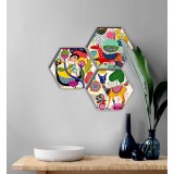Hexagon Room Decor Abstract Painting