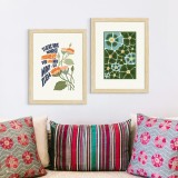 Multicolor Floral Wall Painting