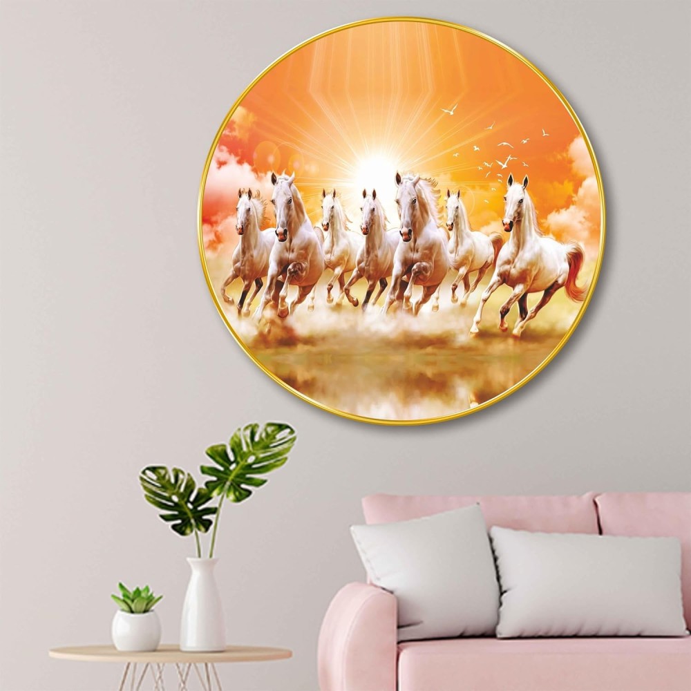Golden Frame Spiritual Wall Painting