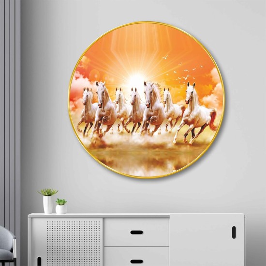 Golden Frame Spiritual Wall Painting