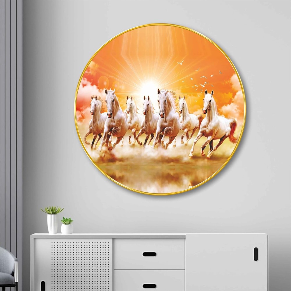 Golden Frame Spiritual Wall Painting